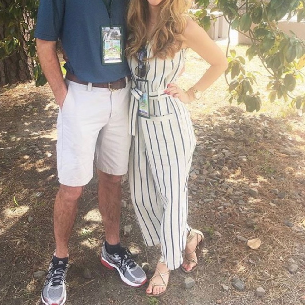 Madewell Striped Pull-On Jumpsuit